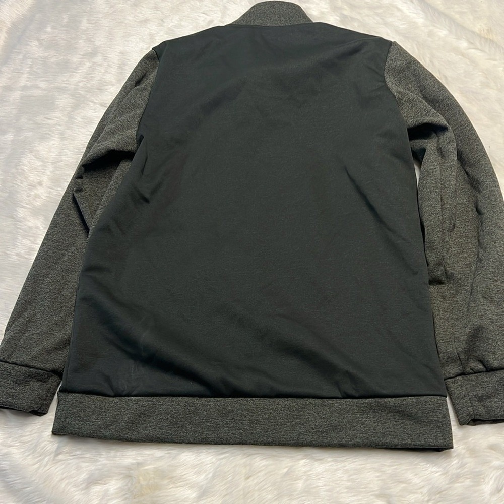 Nike Pullover Mens Small Grey Black Therma-FIT Quarter Zip Training Fleece - Picture 5 of 5